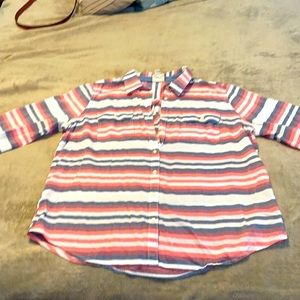 Long sleeve XL stripped shirt. From Kohl’s, its St JohnsBay. Only once!!!